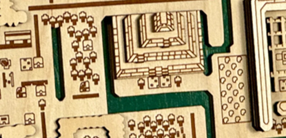 Wooden, Acrylic, Glass Game Maps